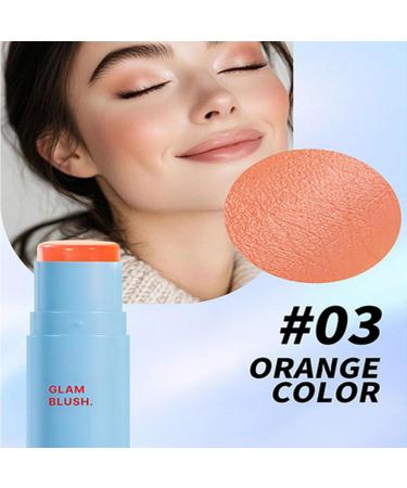 Stick Blush 2-in-1 Creamy Lip & Cheek Blush - Long-Lasting Moisturizing Makeup with Dual Ends for Travel and Office - Buy Online on GoSupps.com