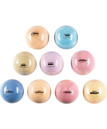 Happy Day Fizzers Aromatherapy 9-Piece Large Bath Bomb Gift Set for Women - Relaxing Home Spa Gifts for Mom - Perfect for Birthday or Christmas (Sweet Escape) - Buy Online on GoSupps.com