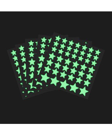 LIDERSTAR Glow in The Dark Stars and Moon Wall Decal - Luminous Ceiling and Wall Decor for Kids Rooms - Fluorescent Sticky Stars Gift with Affirmation Card - Buy Online on GoSupps.com