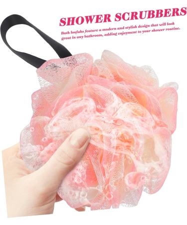 Beaupretty 8 Pcs Colorful Large Bath Balls - Exfoliating Shower Loofahs & Travel Body Wash Sponges for Ultimate Clean & Relaxation - Buy Online on GoSupps.com