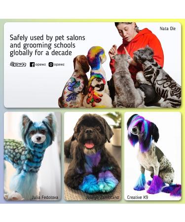 OPAWZ Permanent Pet Hair Dye - Grooming Salon Trusted Pet Safe Dye for Dogs & Horses - Adorable Pink, Lasts 20+ Washes - Buy Online on GoSupps.com