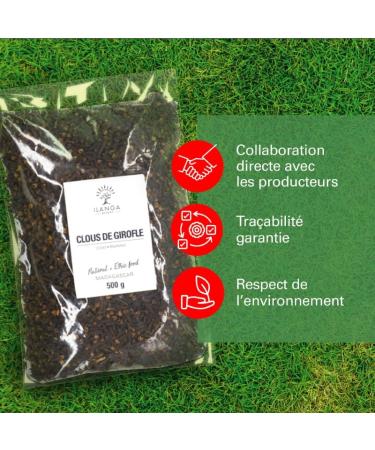  Ilanga-Nature Ilanga Nature - Cloves 500g - Madagascar - Buy Online on GoSupps.com