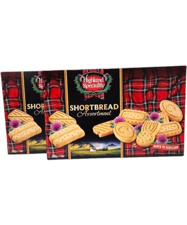 Shortbread Cookies Assortment Traditional Scottish Flavors 200g Twin Pack Tea Party - Buy Online on GoSupps.com