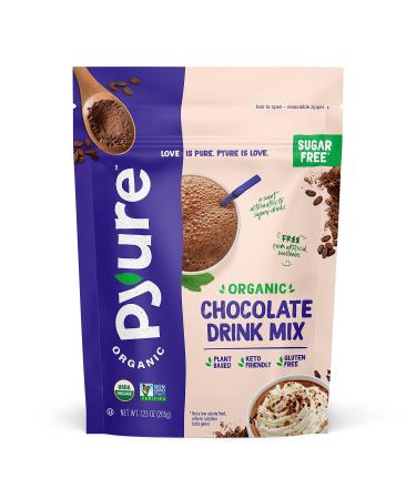 Pyure Organic Sugar-Free Chocolate Drink Mix 7.23 oz (205 g)