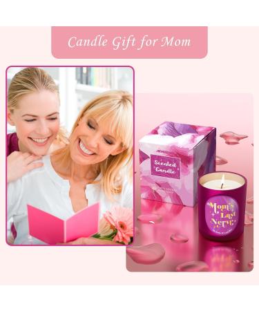 Unique Scented Candles Gift for Mom | 100% Natural Soy Aromatherapy | Funny Birthday Gift Ideas from Daughter & Son | 10 Oz Jar Candle - Buy Online on GoSupps.com