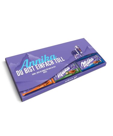Personalized Giant Milka Chocolate Tafel - Custom Name & Message | Perfect XL MEGA Birthday Gift for Men & Women - 9 Chocolate Boards (900g) - Buy Online on GoSupps.com