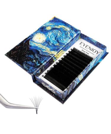 Eyenjoy Volume Eyelash Extensions Easy Fan Volume Lashes,Premade Fans Rapid Blooming Lashes C Curl,0.05mm,Length Mix 8~15mm,Easy Fanning 3D 4D 5D 6D 7D 10D,Self Fanning Individual Lashes 8-15mm MIX 0.05C
