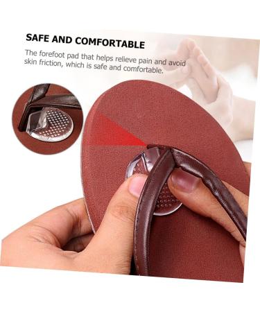 Holibanna 20 Pairs Gel Forefoot Pads - Clear Toe Cushions & Metatarsal Inserts for Flip-Flops Summer Comfort - Buy Online on GoSupps.com