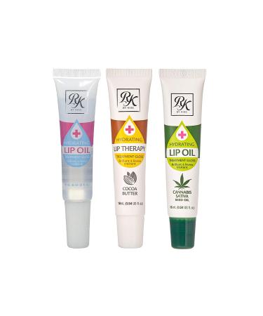Ruby Kisses Hydrating Lip Oil Clear (3 PACK) 0.33 Fl Oz - Moisturizing Lip Treatment Set - Buy Online on GoSupps.com
