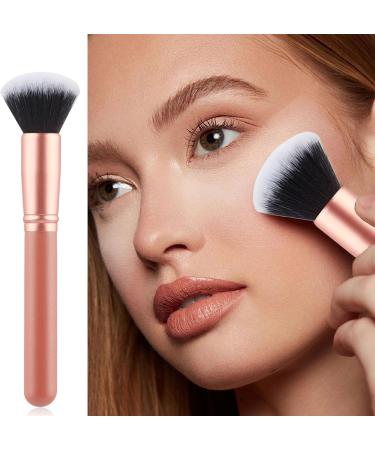 Multifunctional Flat Head Makeup Brush For Base And Powder Cream Application Comforatble Handle Beauty Tool Powder Brush - Buy Online on GoSupps.com