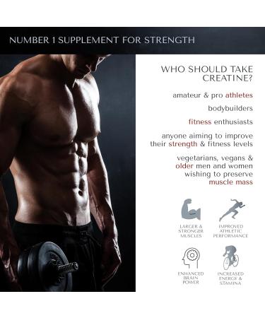 Mr Run's Crea Max 3000mg Pure Creatine Monohydrate Capsules - 120 Count for Muscle Growth - Vegan Gym Supplements for Men & Women - Buy Online on GoSupps.com