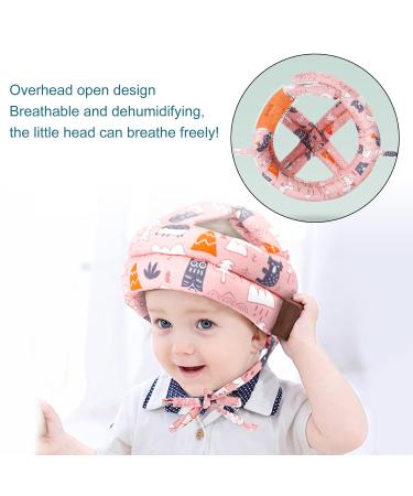 Shop Ldawyde Baby Helmet - Adjustable Head Protection for Infants & Toddlers | Safe & Stylish Running Gear in Pink - Buy Online on GoSupps.com