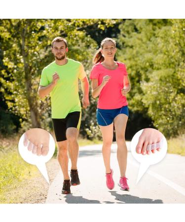 Pinkie Toe Separators with 3 Loops - Toe Spacers for Curled Toes and Bunion Relief - 6 Pieces/3 Pairs - Buy Online on GoSupps.com
