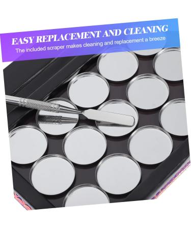 ABOOFAN Palette Magn tique Vide pour Fards Paupi res avec Petits Plateaux M talliques et Raclette Capacit Importante pour Maquillage Professionnel et Voyage Design cailles de Poisson - Buy Online on GoSupps.com