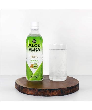 Buy Allgroo Aloe Vera Drink - Refreshing Pure Honey Flavor (12 x 500 ml) - Premium Aloe Vera Beverage from South Korea - International Shipping Available - Buy Online on GoSupps.com