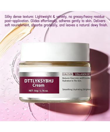 DTTLYKSYBHJ Intensive Calcium Collagen Extract Face Cream Anti-Aging Moisturizer Fine Line Reducing Deep Hydrating Brightening & Collagen Support For All Skin Types 50g/1.76 oz - Buy Online on GoSupps.com