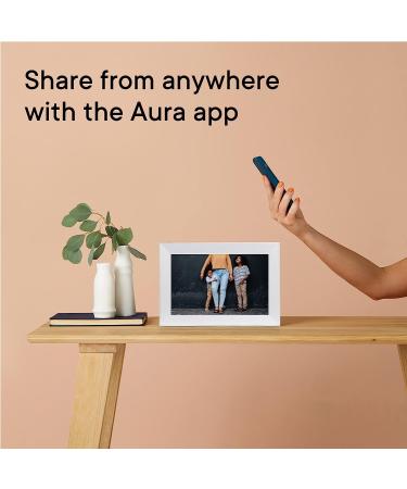 Aura Carver Luxe WiFi Digital Picture Frame 10.1 - Sea Salt | Add Photos Easily with Aura App, Free Unlimited Storage, Videos Playback | Top Digital Photo Frame - Buy Online on GoSupps.com