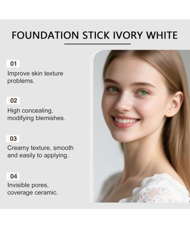 homomdy Color Changing Foundation Stick 2 in 1 Foundation Stick Moisturizing Concealer Brightening and Uniform Waterproof & Sweat Proof Cover Up Makeup - Buy Online on GoSupps.com