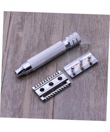 Fomiyes Double Razor - Men's Wooden Safety Razor for Home Use | Premium Steel Shaver - Buy Online on GoSupps.com