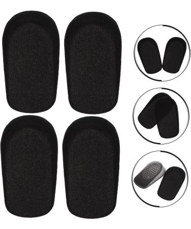 FRCOLOR Height Increasing Insoles - 4pcs Breathable Heel Lifts for Men | Invisible Shoe Height Enhancers | Athletic Foot Support - Black 11X6X1.5CM - Buy Online on GoSupps.com
