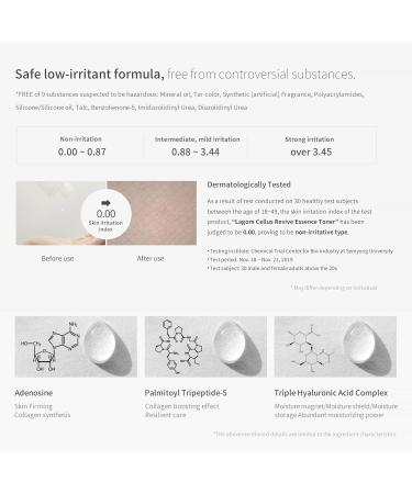 LAGOM Cellus Revive Essence Toner - 200ml | Soothing Hydration with Hyaluronic Acid & Herbal Nutrition for All Skin Types - Buy Online on GoSupps.com