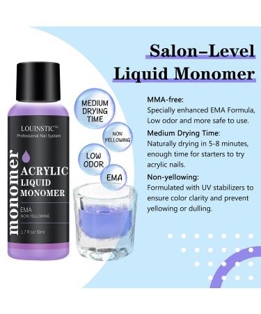 Professional Acrylic Nail Kit for Beginners - Complete Starter Set with Primer, Tips, Glue, and Brush - Size A - Buy Online on GoSupps.com