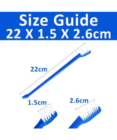 Pack of 4 Double Ended Dog & Cat Dental Oral Care Toothbrush Healthy Pet Grooming Tool Teeth Brush for Dogs Tooth Cleaner Care for Small to Large Dogs Cats - Buy Online on GoSupps.com