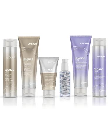 Joico Blonde Life Brilliant Glow Brightening Oil - Frizz Control, Shine Boost, & Smoothness for Blonde Hair - 3.4 Fl Oz - Buy Online on GoSupps.com