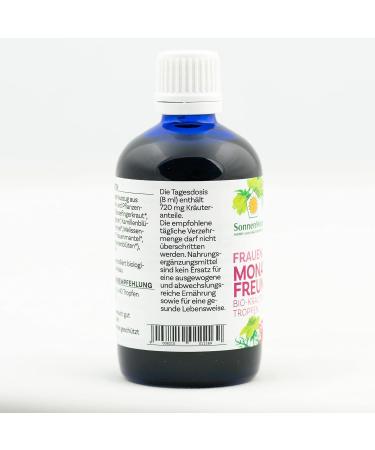 SonnenMoor Frauenlieb monthly girlfriend 100 ml organic herbal drops provide natural support on cramping regular days - Buy Online on GoSupps.com