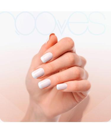  NOOVES NOOVES Nails Premium French Grace Gel Nail Polish | French | Semi-Hardened Gel Nail Strips | Semi-Permanent Gel Nail Stickers | Gel Nail Stickers | Gel Nails - Buy Online on GoSupps.com