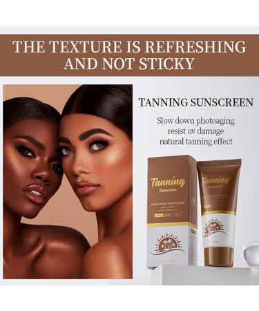 Shantou Youjia 60 g selftanning gel selftanning lotion tanning accelerator nongreasy tanning lotion for all skin types dark sunscreen - Buy Online on GoSupps.com