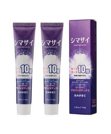 Aislor Mint Fresh Breath Toothpaste Twin Pack Enamel Protection and Deep Cleaning for Healthy Oral Care Routine Purple One Size One Size Purple