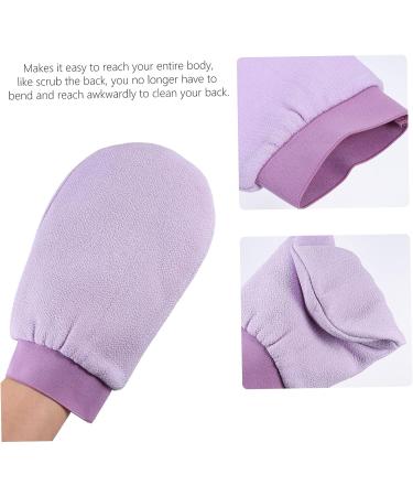 2pcs Healeved Double-Sided Face Scrubber Gloves for Women - Exfoliating Loofa Gloves & Shower Sponges for Bath Towels Massage - Buy Online on GoSupps.com