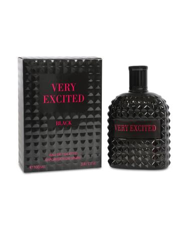 Very Excited Sensual Woody Fragrance for Men | Long Lasting Cologne Aromatic Scent Eau de Parfum Natural Spray - Great Holiday Gift 3.4 Fl Oz/100 Ml