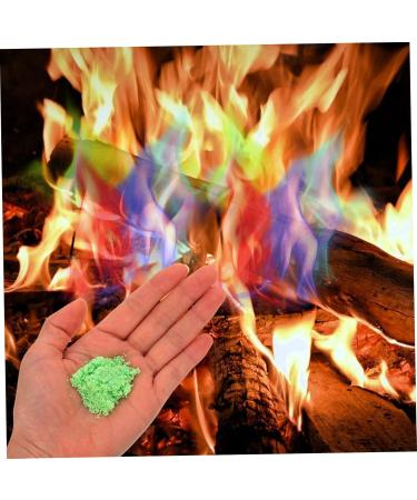 Lurrose Outdoor Fireplace 15 Packs Campfire Powder Metal Powder Fireplace Packets Pit Colorful Party Supplies Mineral Powder - Buy Online on GoSupps.com
