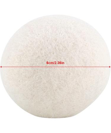 Buy 6Pcs Wool Dryer Balls - Eco-Friendly Reusable Laundry Solution to Reduce Wrinkles & Drying Time - Buy Online on GoSupps.com