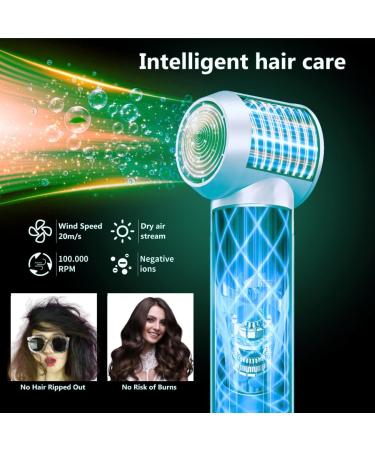 6 in 1 Multistyler Hair Tools - 200M Ions Coanda Tech 110K RPM Blow Dryer Curling Wand & Volumizer for Ultimate Hair Styling - Buy Online on GoSupps.com