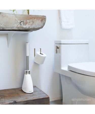 simplehuman Stainless Steel Black Toilet Brush with Caddy - Premium Quality - Buy Online on GoSupps.com