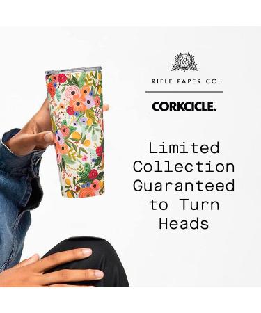 Corkcicle Rifle Paper Co. Tumbler - 16 oz Garden Party Cream | Triple Insulated Stainless Steel Travel Mug | BPA Free - Buy Online on GoSupps.com