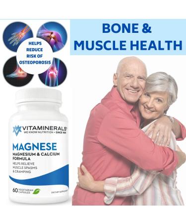 VITAMINERALS 10 Magnese Bone & Muscle Support (60) - Essential Mineral Supplement - Buy Online on GoSupps.com