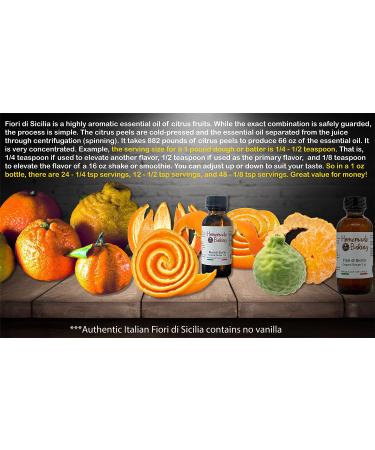Buy Premium Authentic Fiori di Sicilia 100% Essential Oil - Citrus Fruits 1 oz | Product of Italy - Buy Online on GoSupps.com