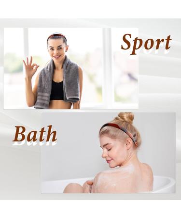 Simple Plastic Headband Hair Hoop Plastic Headbands for Women with Teeth Black Brown Headwear Ladies Hair Acessories - Buy Online on GoSupps.com