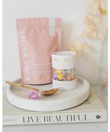 Mango Sorbet Body Scrub & Polish - Moisturizing Exfoliating Handmade Eco-Friendly | USA Made - Buy Online on GoSupps.com
