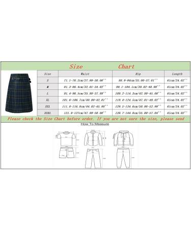 Buy Scottish Kilt for Men - Retro Rock High Waist Short Skirt | Stylish Highland Schottrock Design - Buy Online on GoSupps.com