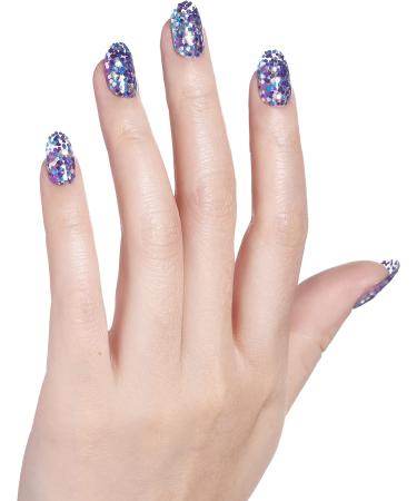 Bluesky Platinum Jubilee Glitter Gel Polish - Purple Blue Silver - Long Lasting Chip Resistant 10ml - Buy Online on GoSupps.com