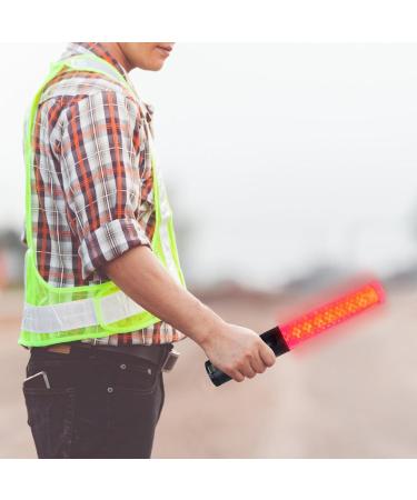 SOLUSTRE Traffic Wand 26cm Led Traffic Control Wands Police Wand Safety Light Wands Air Marshaling Signal Wand Concert Cheering Stick for Parking Car A - Buy Online on GoSupps.com