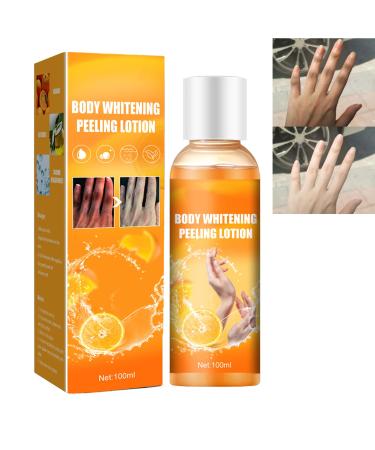 KOAHDE Exfoliating Whitening Gel Orange Skin Peeling Gel Orange Exfoliating Oil Orange Exfoliating Peeling Gel Orange Peel Exfoliation Gel Orange Brightening Peeling Gel Orange Gently Exfoliator