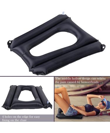 Inflatable Bed Sore Cushions for Elderly & Disabled - Prevent Bed Sores, Comfortable Pain Relief (Black) - Buy Online on GoSupps.com