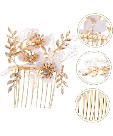 Didiseaon Sparkling Hair Comb Bridal Hair Accessories Wedding Hair Accessories Aesthetic Hair Accessories Hair Styling Accessories Wedding Hair Clip The Flowers Rhinestones Bride Hair Comb - Buy Online on GoSupps.com