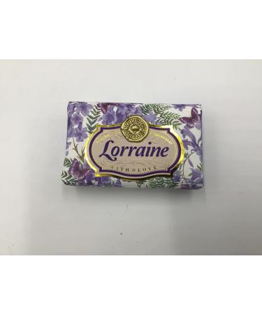 Lorraine - Gift Soap Bar For Her Birthday Rose Scent Mum Grandmother Cleanser Lather Present Girl
